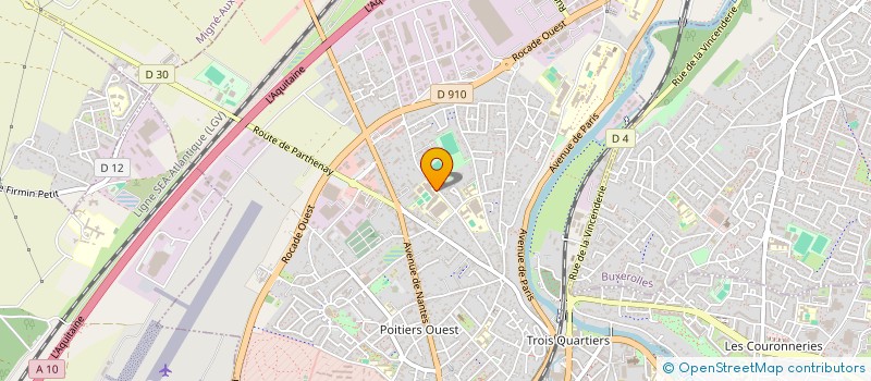 localisation de l'entreprise AS LPO MANDELA  POITIERS