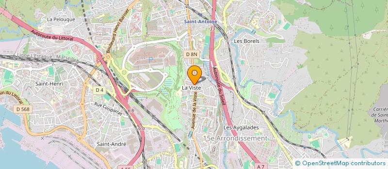 localisation de l'entreprise AS MARKET à ISTRES