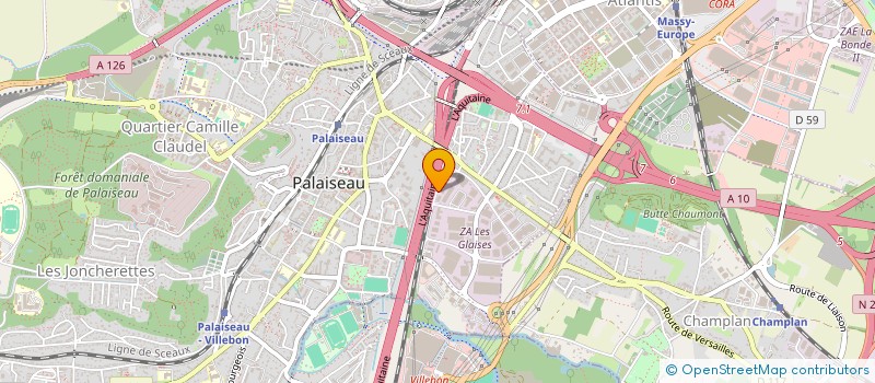 localisation de l'entreprise AS MAT à PALAISEAU