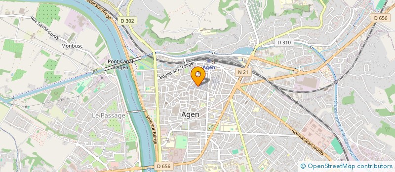 localisation de l'entreprise AS+MATERIAUX à AGEN
