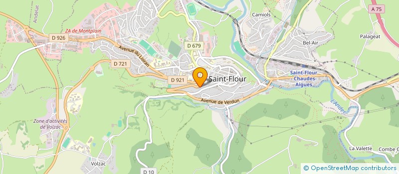 localisation de l'entreprise AS MEDICALE URGENCES & GARDES à SAINT-FLOUR