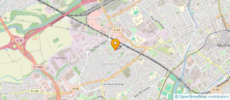 localisation de l'entreprise AS MENTORAT  MULHOUSE