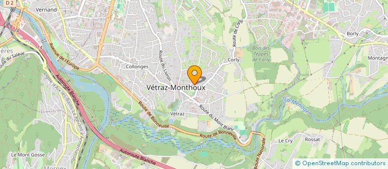 localisation de l'entreprise AS MERCAN  VETRAZ-MONTHOUX