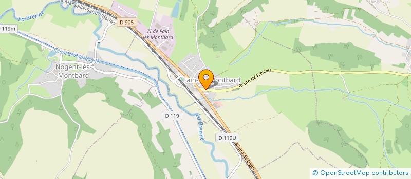 localisation de l'entreprise AS METAL CONCEPT  FAIN-LES-MONTBARD