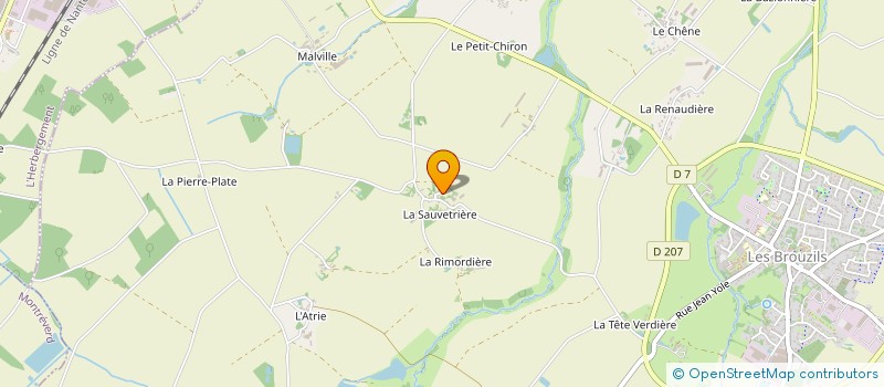 localisation de l'entreprise AS METALLIER  LES BROUZILS