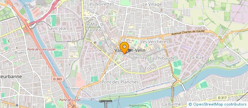 localisation de l'entreprise AS MEUBLES à VAULX-EN-VELIN