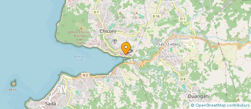 localisation de l'entreprise AS MGOURGOUR  CHICONI