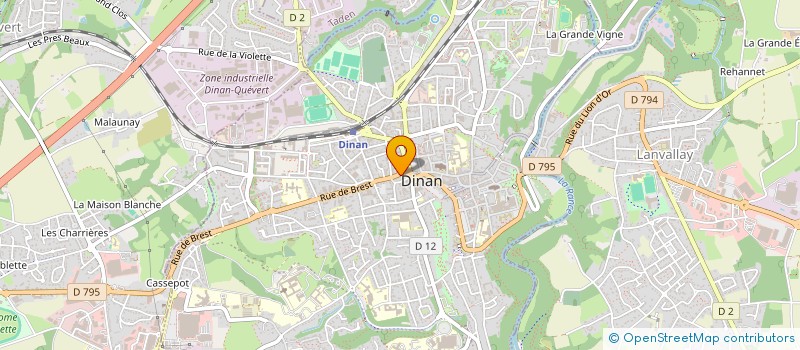 localisation de l'entreprise AS MODE ET ACCESSOIRES à DINAN
