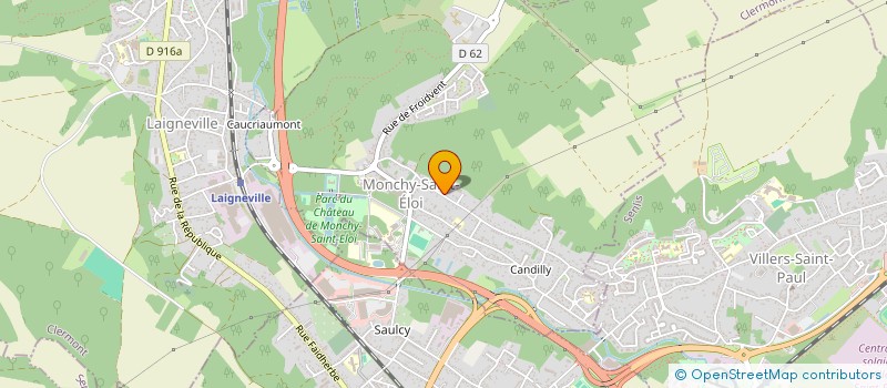 localisation de l'entreprise AS MONCHY  MONCHY-SAINT-ELOI