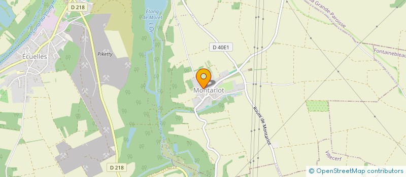 localisation de l'entreprise AS MORET PADEL  MORET-LOING-ET-ORVANNE