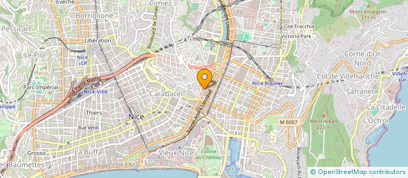 localisation de l'entreprise AS MOTORS GROUPE à NICE