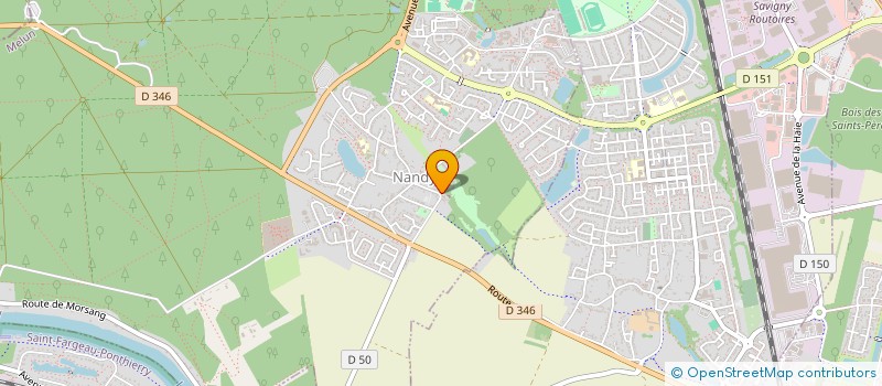 localisation de l'entreprise AS NANDY COURSE ET TRAIL DU FOUR A CHAUX  NANDY