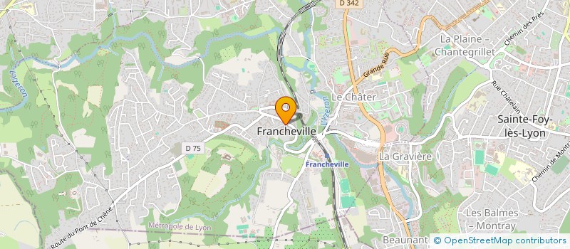 localisation de l'entreprise AS NATATION FRANCHEVILLE  FRANCHEVILLE