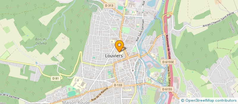 localisation de l'entreprise AS NDSL (ASSOCIATION SPORTIVE NOTRE DAME SAINT LOUIS)  LOUVIERS
