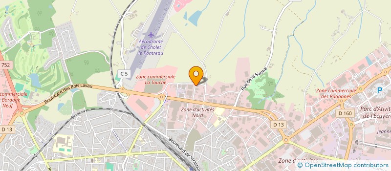 localisation de l'entreprise AS NET SERVICE à CHOLET