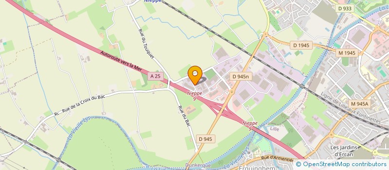 localisation de l'entreprise AS NIEPPE INTERIEUR  NIEPPE