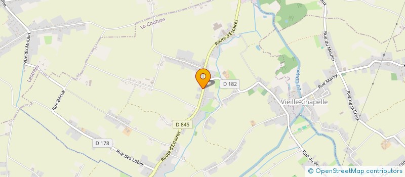 localisation de l'entreprise AS NORD NETTOYAGE  LA COUTURE