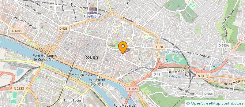 localisation de l'entreprise AS NORMANDIE à ROUEN