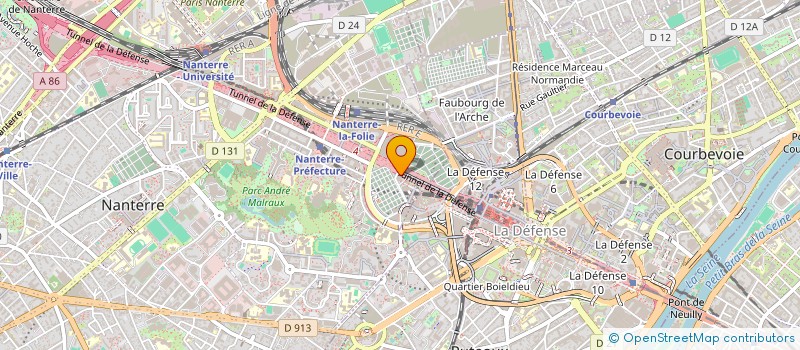 localisation de l'entreprise AS PARIS LA DEFENSE OPERATIONS SAS  NANTERRE