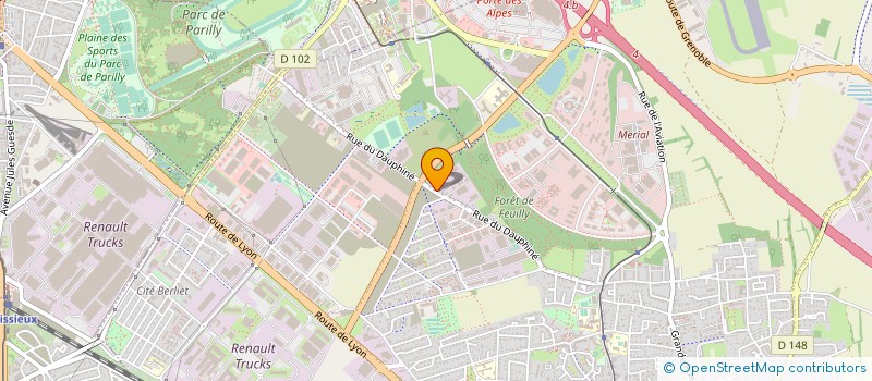 localisation de l'entreprise AS PARTS  SAINT-PRIEST