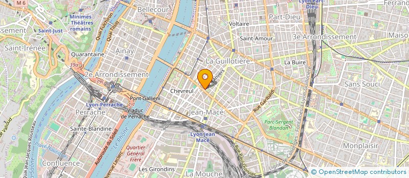 localisation de l'entreprise AS PATR'IMMO  LYON