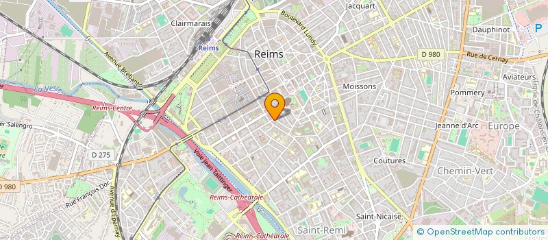 localisation de l'entreprise AS PATRIMOINE  REIMS