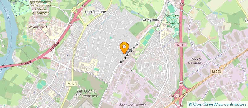 localisation de l'entreprise AS PATRIMOINE  CARQUEFOU