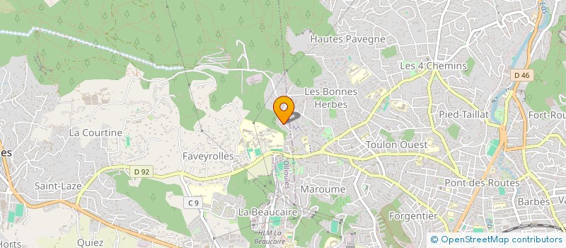 localisation de l'entreprise AS-PC-DEPANNAGE à OLLIOULES