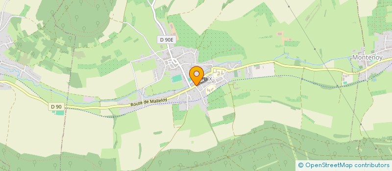localisation de l'entreprise AS PEINTURE à FAULX