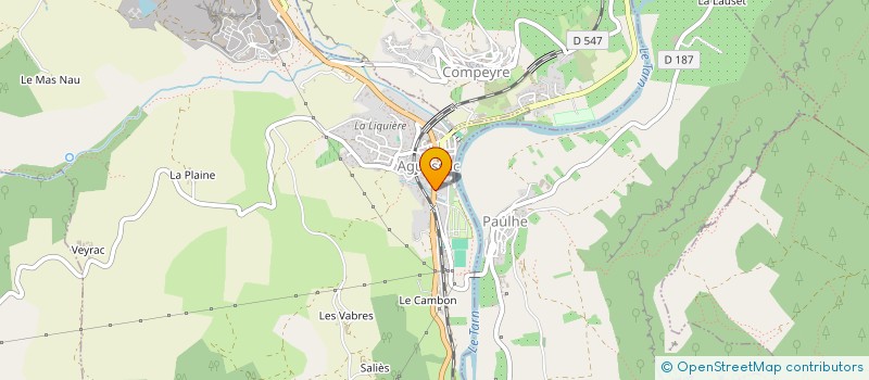 localisation de l'entreprise AS PHARMA  AGUESSAC