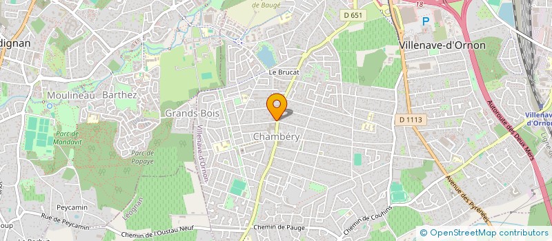 localisation de l'entreprise AS PIC  VILLENAVE-D'ORNON