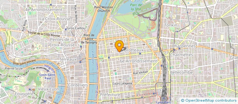 localisation de l'entreprise AS PIZZA 6  LYON 6EME