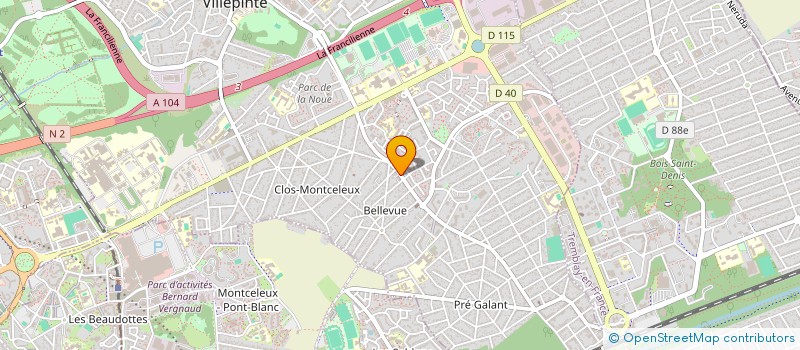 localisation de l'entreprise AS PIZZA à VILLEPINTE