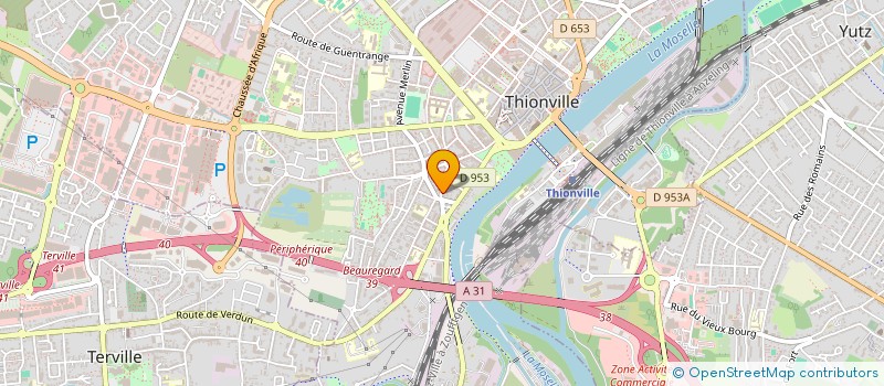 localisation de l'entreprise AS POLICE THIONVILLE  THIONVILLE