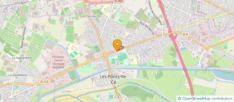 localisation de l'entreprise AS PONTS DE CE GYM FORM  LES PONTS-DE-CE