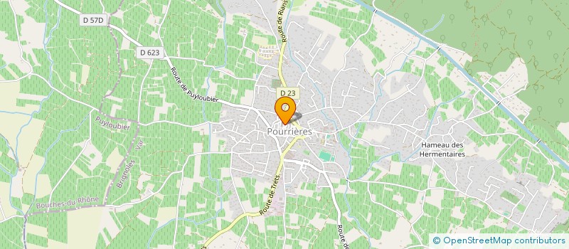 localisation de l'entreprise AS POURRIEROISE  POURRIERES