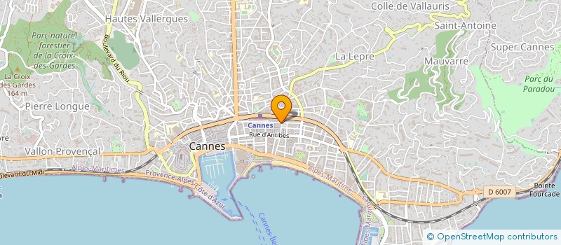 localisation de l'entreprise AS PREMIER à CANNES