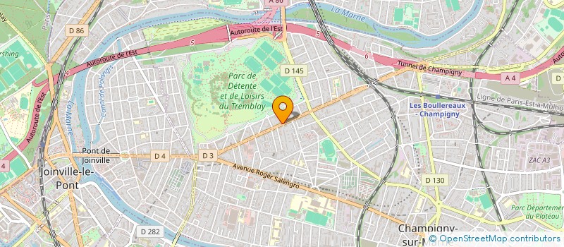 localisation de l'entreprise AS PRESTIGE à CHAMPIGNY-SUR-MARNE