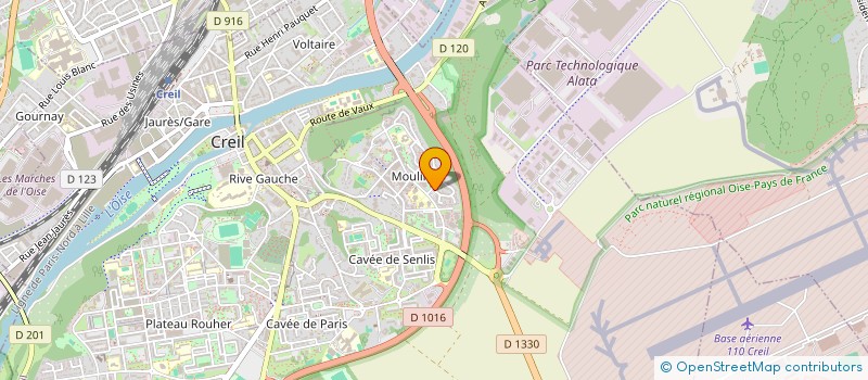 localisation de l'entreprise AS PRESTIGE CHAUFFEUR  CREIL