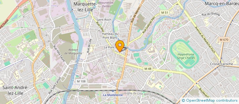 localisation de l'entreprise AS - PRO à MARCQ-EN-BARŒUL