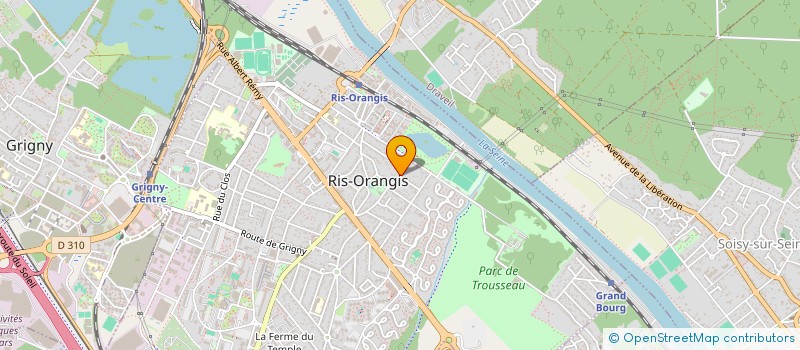 localisation de l'entreprise AS PRO à RIS-ORANGIS