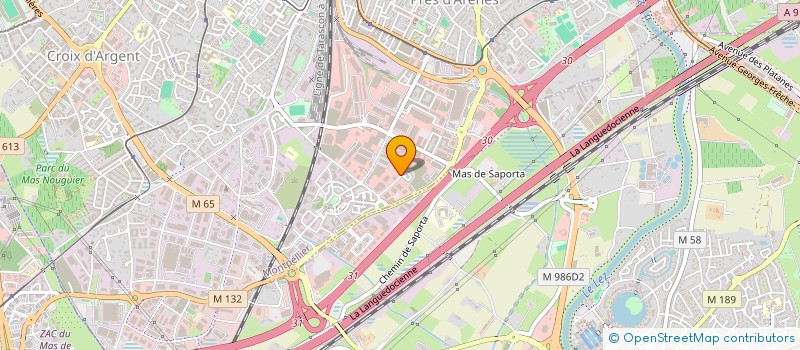 localisation de l'entreprise AS PRO MARKET à MONTPELLIER