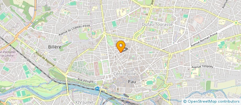 localisation de l'entreprise AS PROD à PAU