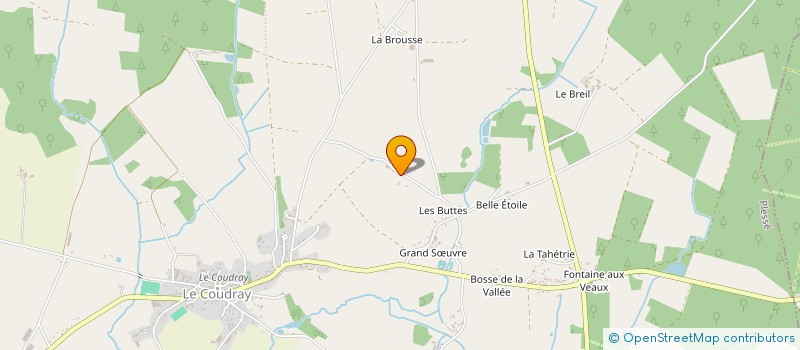 localisation de l'entreprise AS PROD.  PLESSE