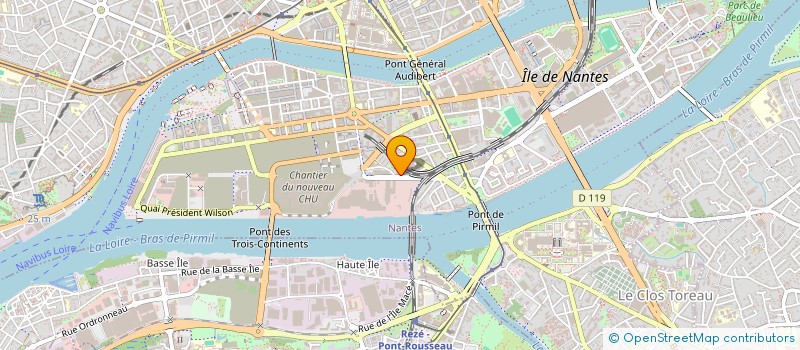 localisation de l'entreprise AS PRODUCTIONS  NANTES