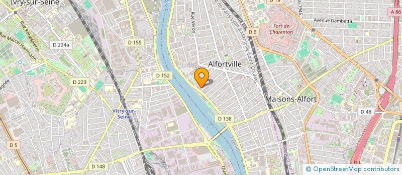 localisation de l'entreprise AS PROJECT à ALFORTVILLE