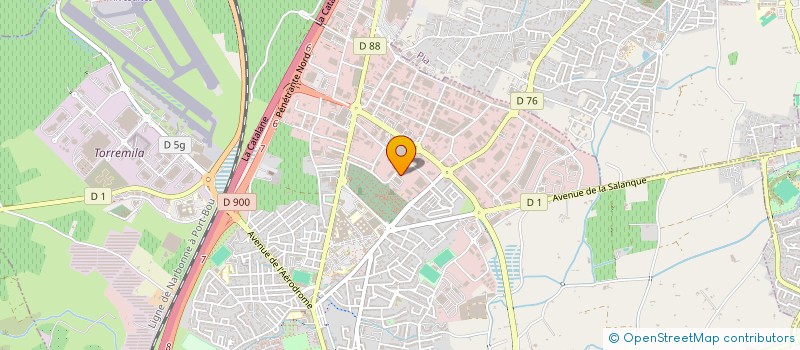 localisation de l'entreprise AS PROMOTION à PERPIGNAN