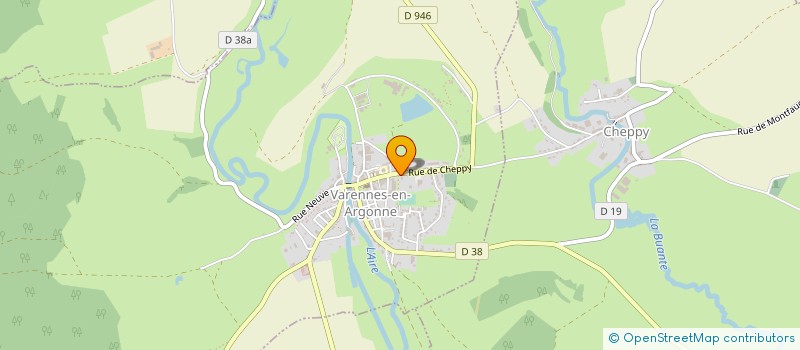 localisation de l'entreprise AS PROXIMITE à VARENNES-EN-ARGONNE