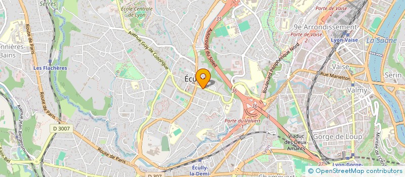 localisation de l'entreprise AS PRV INNOV à ECULLY