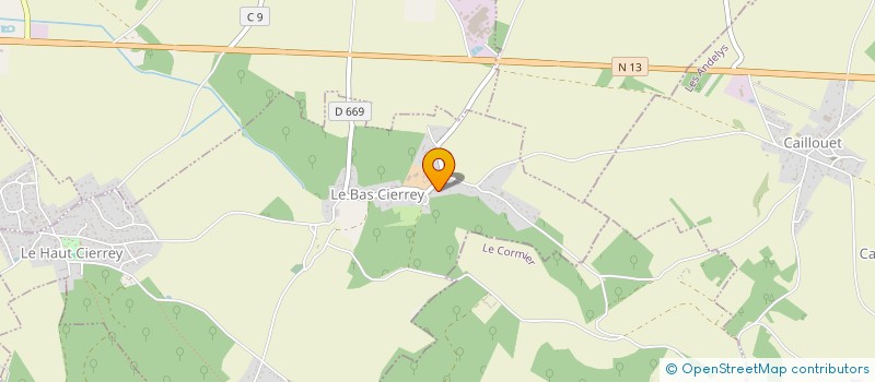 localisation de l'entreprise AS RAYON DE SOLEIL  CIERREY